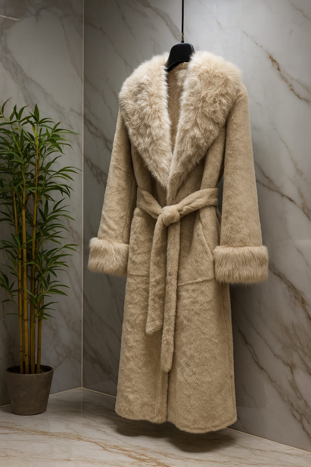 Long Beige Coat