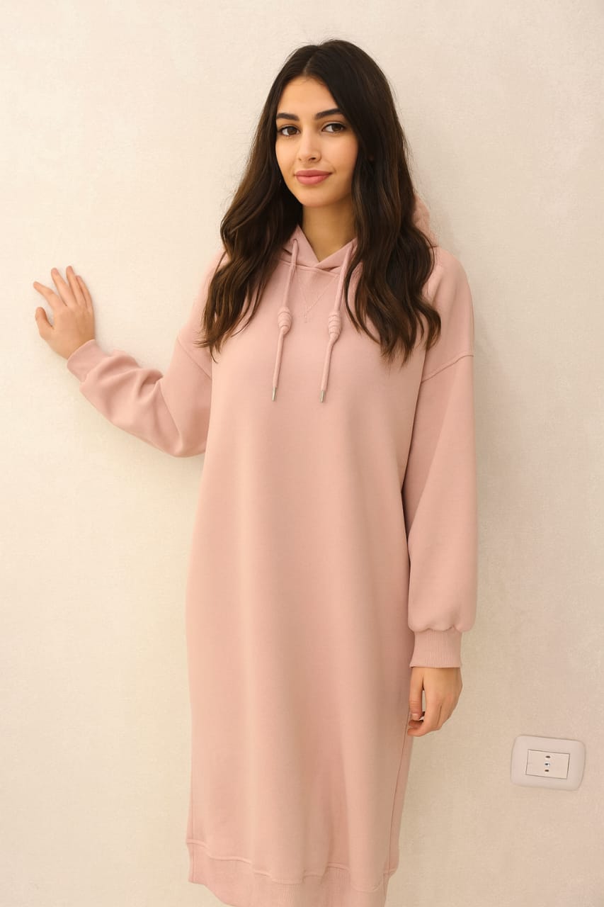 Long Plain Hoody