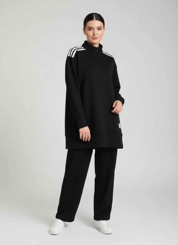 Cotton Striped Tracksuit