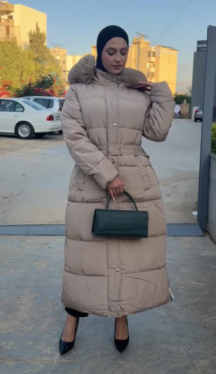 Long Trenchcoat Puffer Jacket