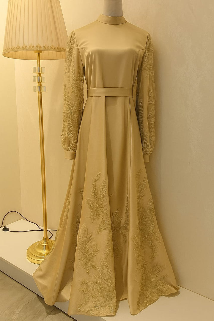 Golden Givin Maxi Evening Dress