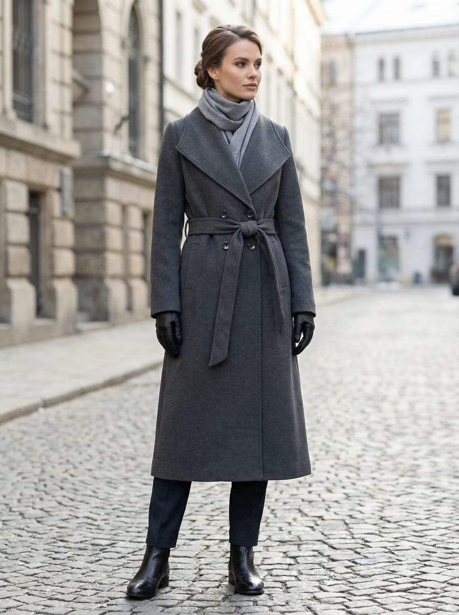 Grey Long Coat