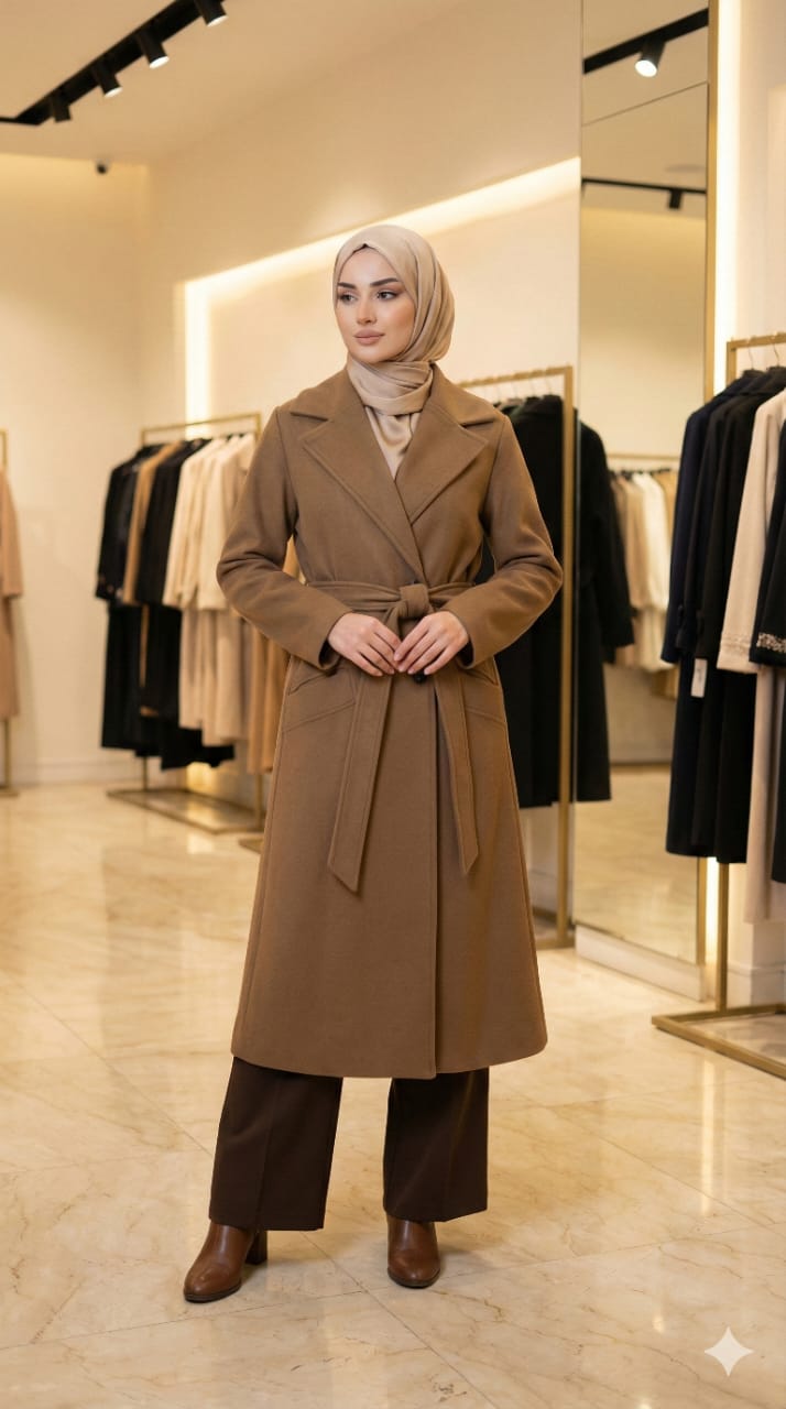 Camel Long coat