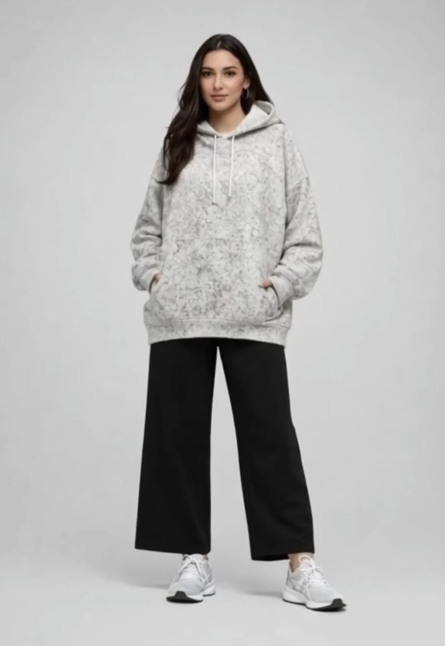 Marbled Hoody Set