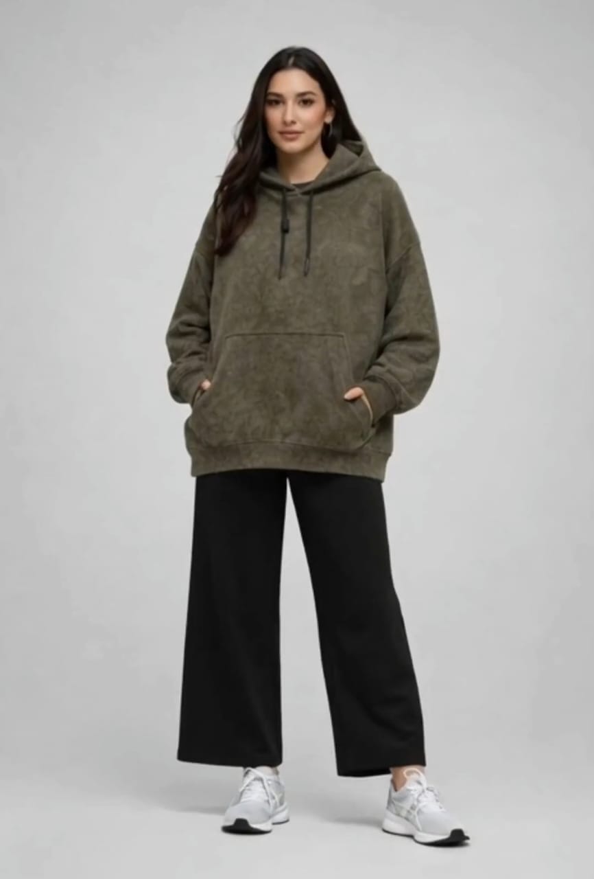 Marbled Hoody Set