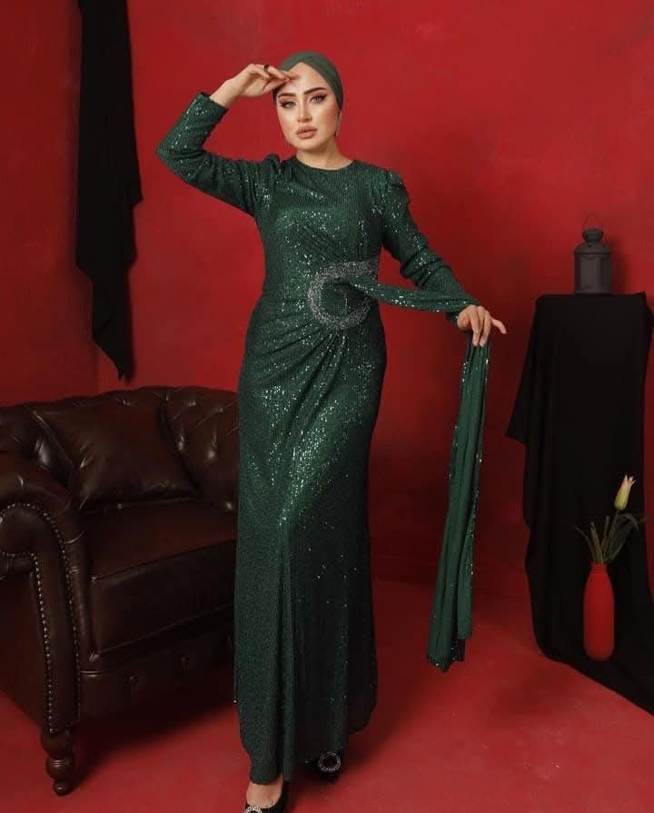 Paillett evening Dress
