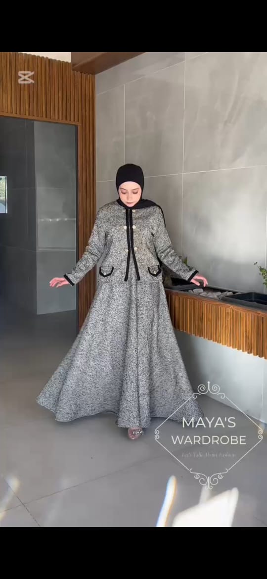 Tweed women skirt set