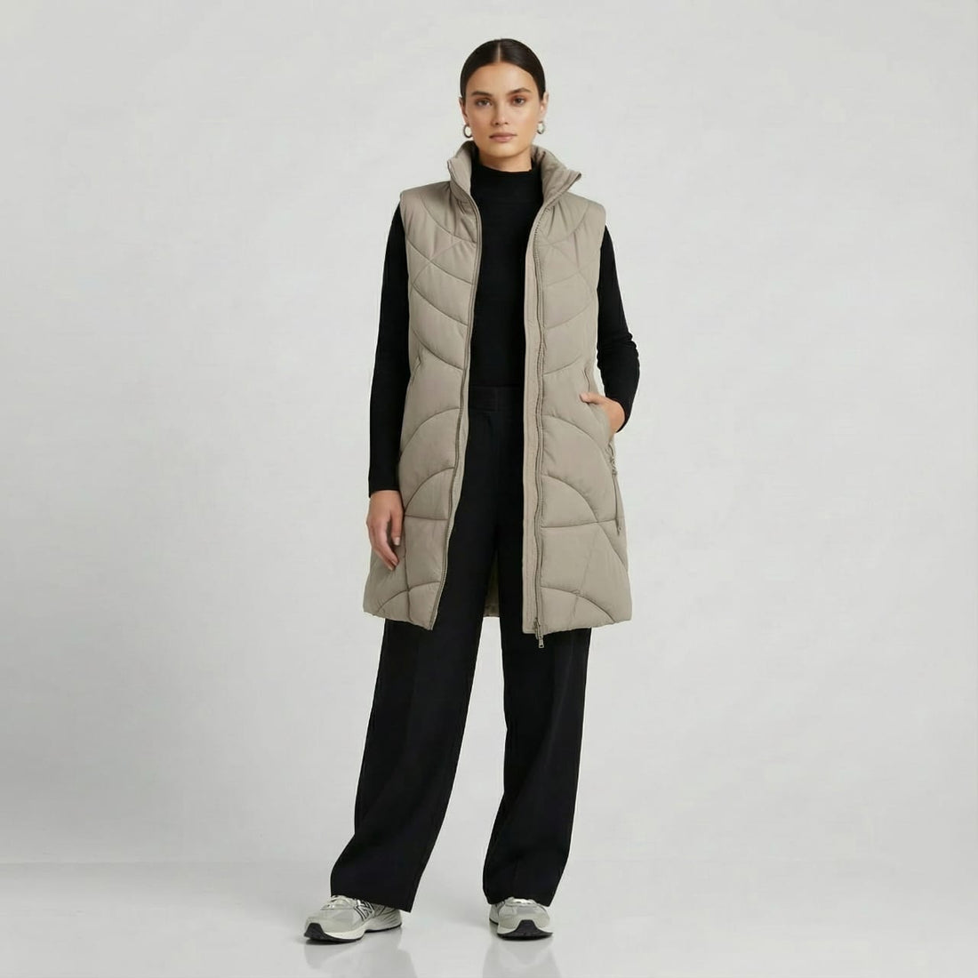 Dull Mint puffer vest