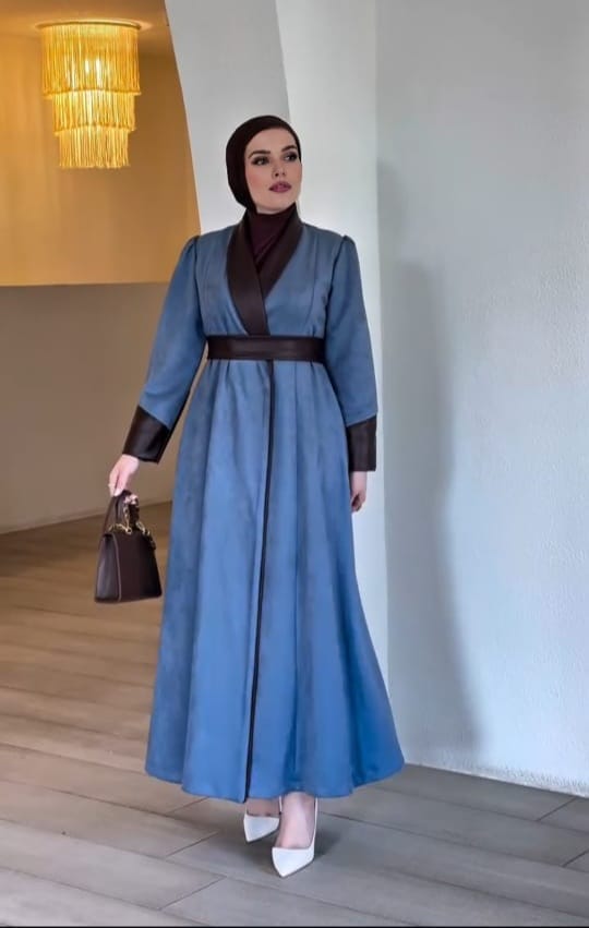 Blue Chamoix Abaya