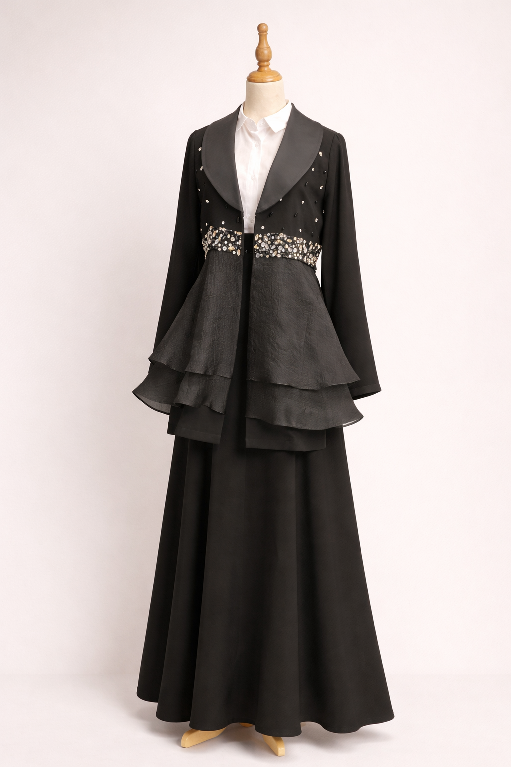 Elegant Evening Set with Gems
