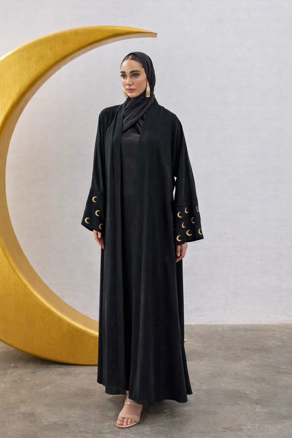 Abaya Set  Ramadan Crescent
